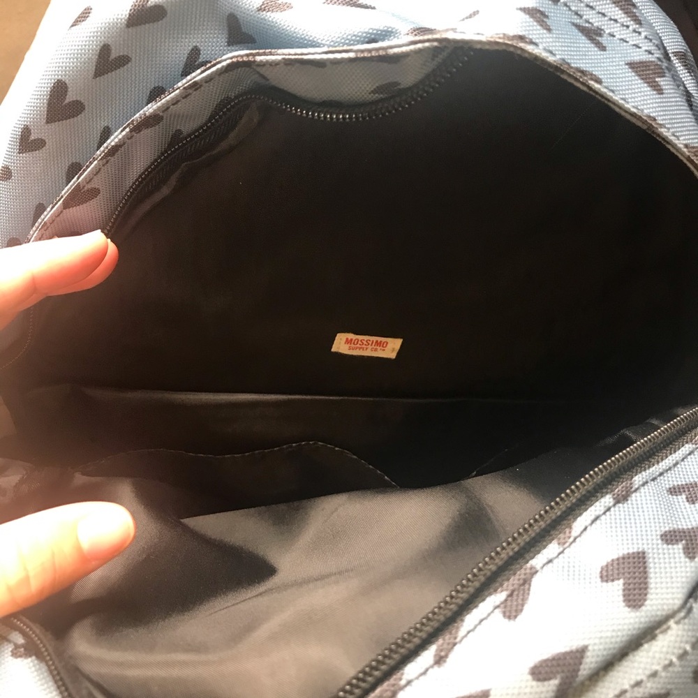 Mossimo Blue Heart Printed Backpack - Picture 5 of 7